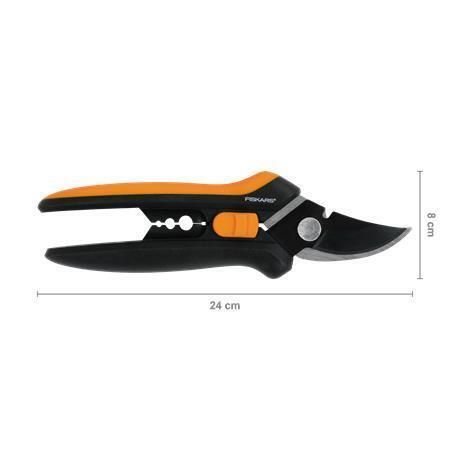 Nůžky zastřihávací Solid SP14, černá - oranžová, FISKARS 1051601 Nůžky zastřihávací Solid SP14, černá - oranžová, FISKARS 1051601