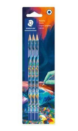 Grafitová tužka 170 BK3-1, 3 ks, sada Multivesmír 1, HB, šestihranná, STAEDTLER 170BK3E2-1