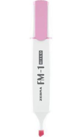 Zvýrazňovač FM-1 Mild, růžová, 3,5 mm, ZEBRA 55506