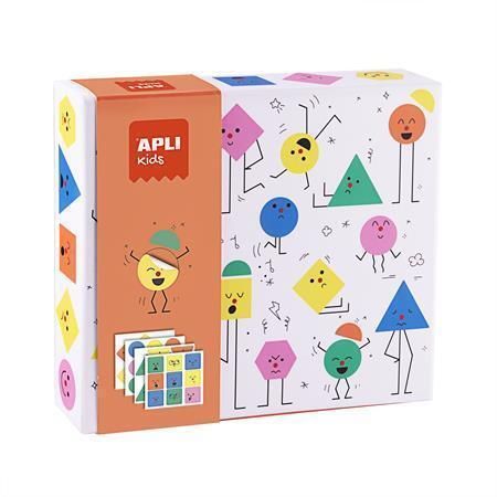 Samolepková hra Emoce, geometrické tvary, APLI Kids 19433