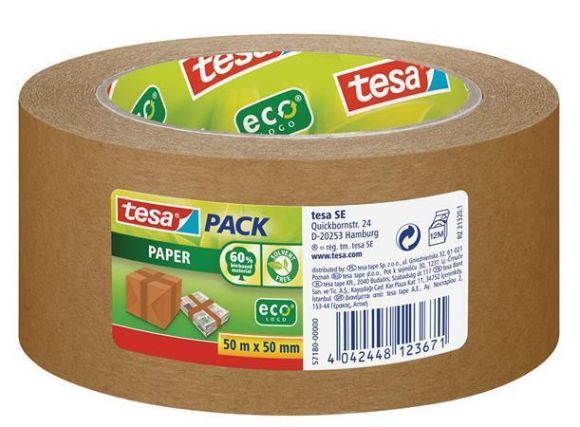 Balící páska tesapack® 57180, ekologická, 50 mm x 50 m,  TESA