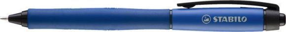 Gelové pero Palette, modrá, 0,38 mm, stiskací mechanismus, STABILO