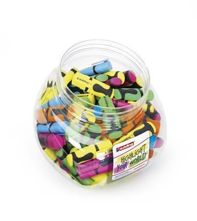 Zvýrazňovač Edding 7, displej/100 ks, neonové barvy, mini, EDDING 4-51641 Zvýrazňovač Edding 7, displej/100 ks, neonové barvy, mini, EDDING 4-51641