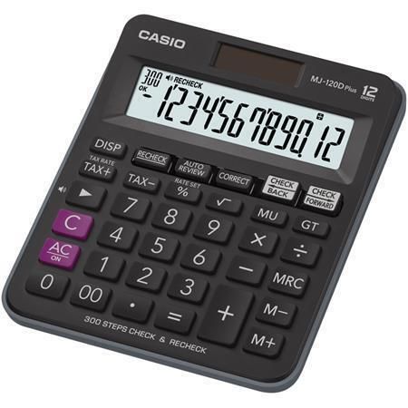 Kalkulačka, stolní, 12místný displej, CASIO MJ-120D PLUS