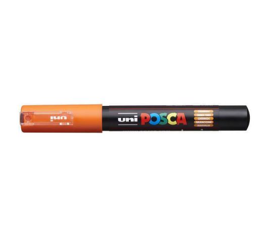 Akrylový popisovač Posca PC-1M, oranžová, 0,7 - 1,0 mm, UNI 2UPC1MN