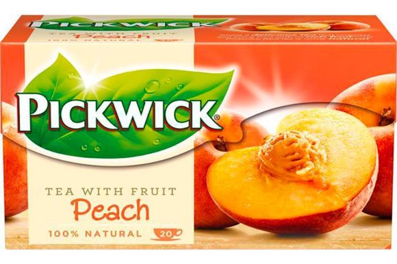 Čaj, černý, 20x1,5 g, PICKWICK, broskev | Daubner Praha
