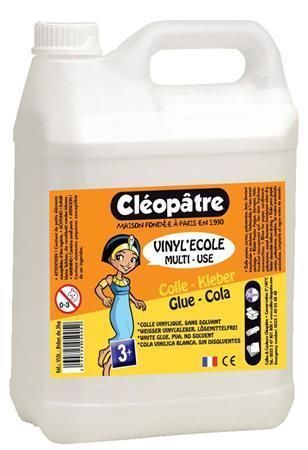 Bílé PVA lepidlo VINYL\'ECOLE 5 kg, CLEOPATRE