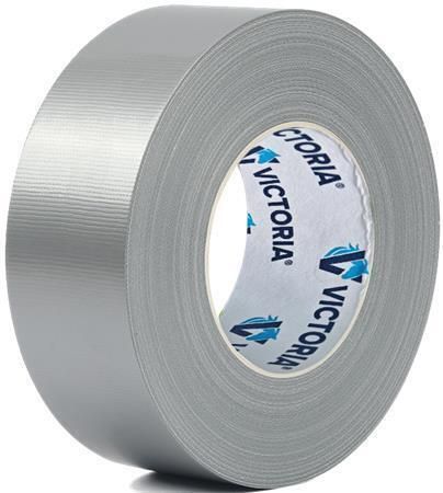 Lepicí páska, stříbrná, 48 mm x 50 m, textilní, super pevná, VICTORIA FACILITY Lepicí páska, stříbrná, 48 mm x 50 m, textilní, super pevná, VICTORIA FACILITY