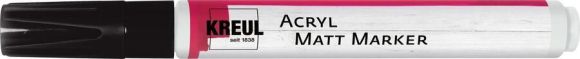 Akrylový fix matný, medium, černá, KREUL