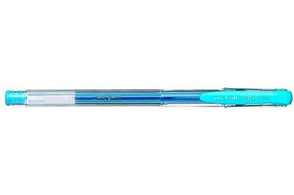 Gelové pero UM-100 Signo Fine, světle modrá, 0,4mm, s uzávěrem, UNI