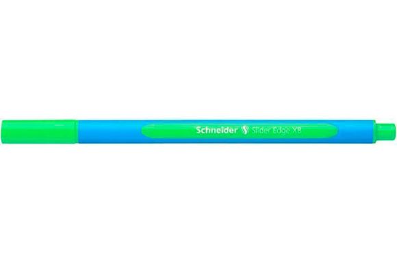 Kuličkové pero Slider Edge XB, zelená, XB, 0,7mm, s uzávěrem, SCHNEIDER