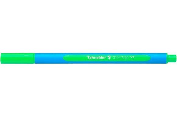 Kuličkové pero Slider Edge XB, zelená, XB, 0,7mm, s uzávěrem, SCHNEIDER
