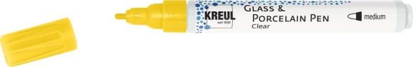 Fix na porcelán a sklo, M, žlutá, KREUL Fix na porcelán a sklo, M, žlutá, KREUL
