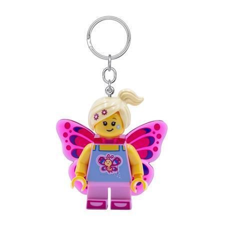Klíčenka s LED osvětlením Butterfly Girl, LEGO LGL-KE171H
