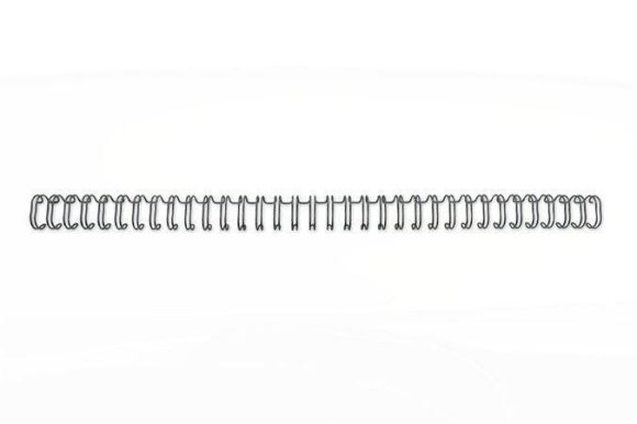 Hřbet WireBind, černá, kovový, 3:1, 8 mm, 70 listů, GBC