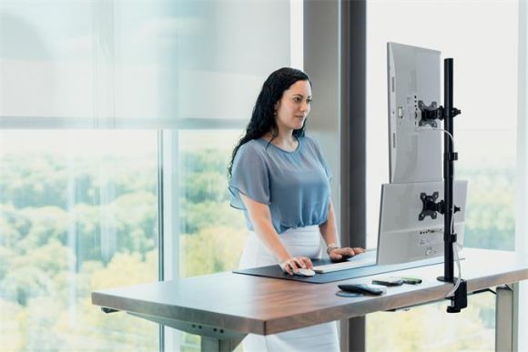 Držák monitoru, pro dva monitory, vertikální, KENSINGTON K53802WW