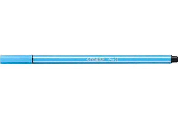 Fix, 1 mm, STABILO Pen 68, azurově modrá