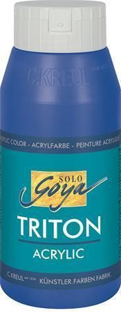 Akrylová barva TRITON SOLO GOYA, ultramarín.modrá, 750 ml, KREUL