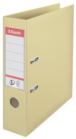 Pákový pořadač Standard, Naturele krémová, ochranné spodní kování, 75 mm, A4, PP, ESSELTE Pákový pořadač Standard, Naturele krémová, ochranné spodní kování, 75 mm, A4, PP, ESSELTE