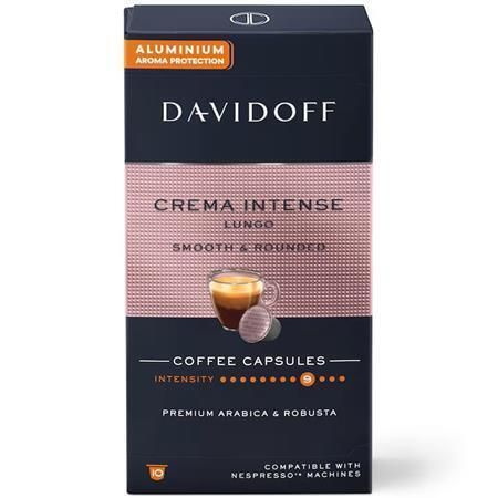 Kávové kapsle Crema Intense Lungo, 10 ks, DAVIDOFF 522674 ,balení 10 ks