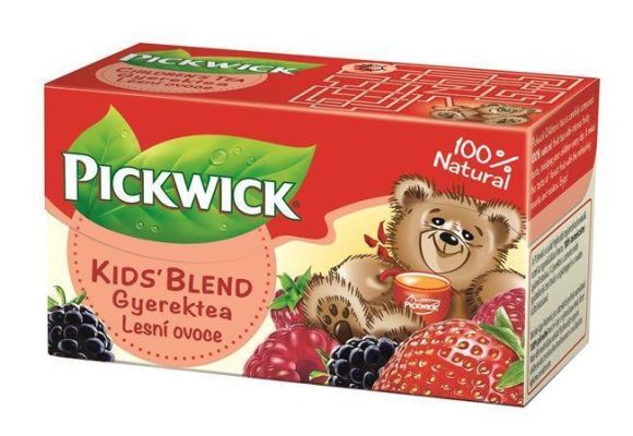 Ovocný čaj Kid\'s Blend, lesní ovoce, 20 x 2 g, PICKWICK