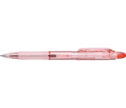 Kuličkové pero Jimnie Biotube, červená, 0,24 mm, stiskací, ZEBRA 52608