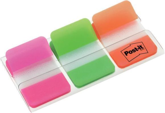 Samolepicí záložky, neonové barvy, extra silné, 25 x 38 mm, 3x 22 listů, 3M POSTIT 7000042777 ,balení 66 ks Samolepicí záložky, neonové barvy, extra silné, 25 x 38 mm, 3x 22 listů, 3M POSTIT 7000042777 ,balení 66 ks