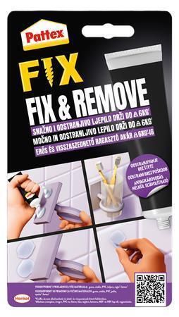 Lepidlo Pattex Fix & Remove, montážní, 44 g, HENKEL 3042941
