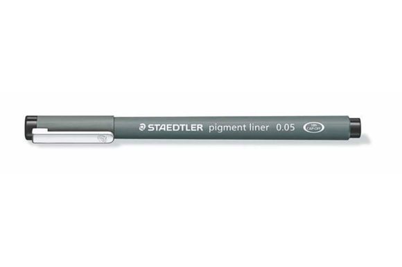 Liner Pigment Liner, černá, 0,05 mm, STAEDTLER