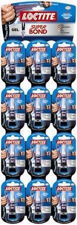 Vteřinové lepidlo Loctite Super Bond Power Gél, 2g, HENKEL 1409565