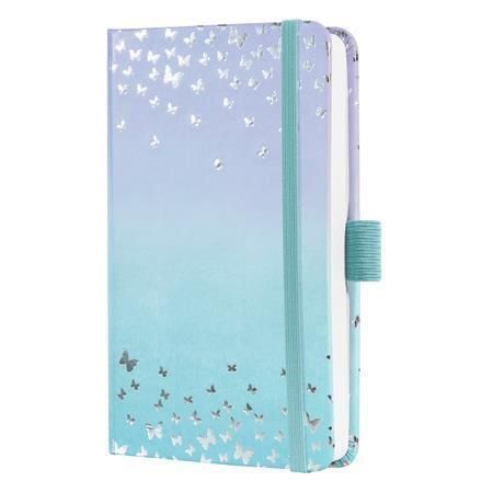 Diář Jolie, Butterfly Confetti Sky, A6, týdenní, 2026, tvrdé desky, SIGEL J6346