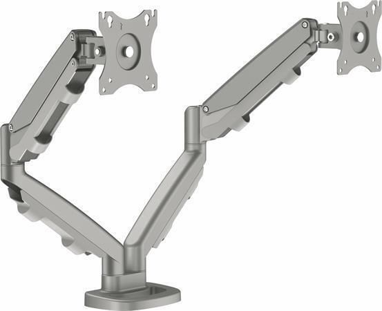 Držák na monitor Eppa Dual, stříbrná, 2 ramena, FELLOWES 9683301