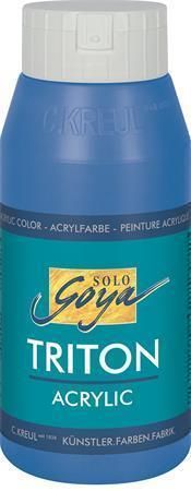 Akrylová barva TRITON SOLO GOYA, cerulean modrá, 750 ml, KREUL