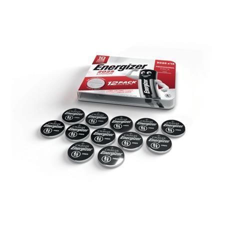 Knoflíková baterie, CR2025, 12 ks, ENERGIZER 7638900453836 ,balení 12 ks
