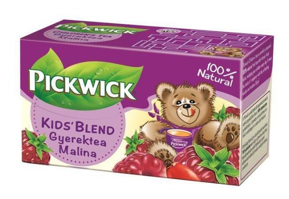 Ovocný čaj Kid\'s Blend, malina, 20 x 1,5 g, PICKWICK