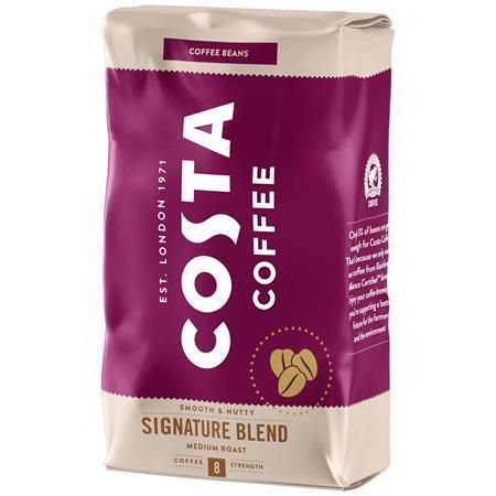 Káva Signature Blend, středně pražená 8, zrnková, 1000 g, COSTA