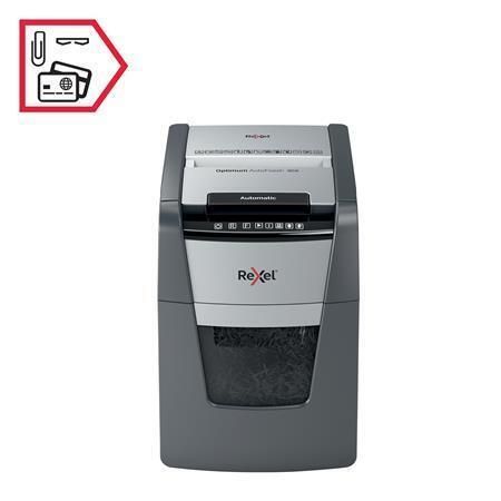 Skartovací stroj Optimum AutoFeed+ 90 Pro P4, křížový řez, 90 listů, REXEL