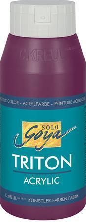 Akrylová barva TRITON SOLO GOYA, bordó, 750 ml, KREUL