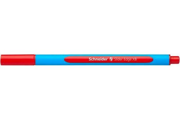 Kuličkové pero Slider Edge XB, červená, 0,7mm, s uzávěrem, SCHNEIDER