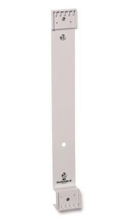 Nástěnný držák prezentačních panelů FUNCTION, šedá, 5 kapes, DURABLE 584010