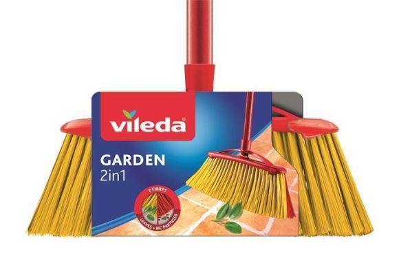 Smeták, pro exteriéry, VILEDA 2in1 Garden