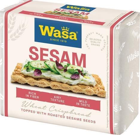Celozrnný chléb Sesam, žitný se sezamovými semínky, 200 g, WASA 129 Celozrnný chléb Sesam, žitný se sezamovými semínky, 200 g, WASA 129