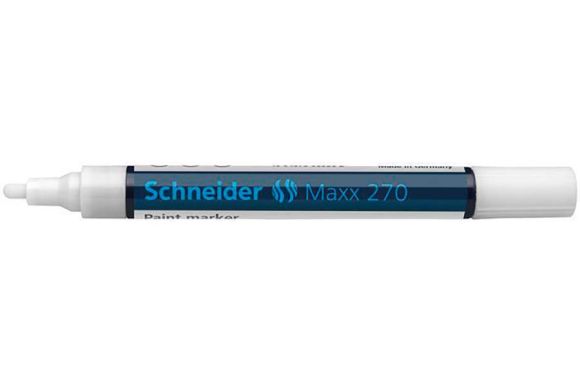 Permanentní lakový popisovač Maxx 270, bílá, 1-3mm, SCHNEIDER