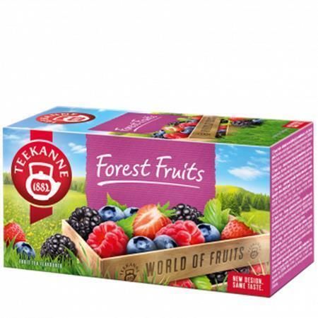 Čaj, ovocný, 20x2,5 g, TEEKANNE Forest Fruits, lesní plody