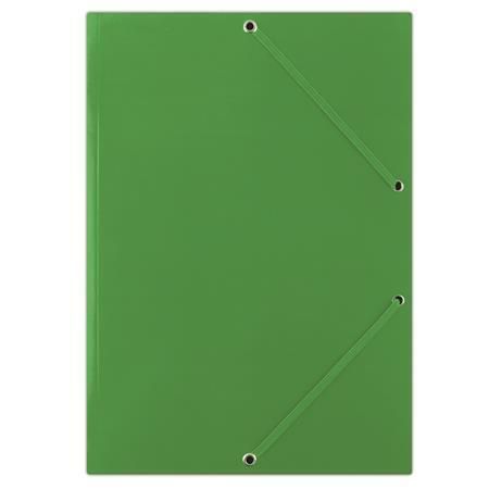 Desky s gumičkou Standard, zelené, karton, A4, DONAU