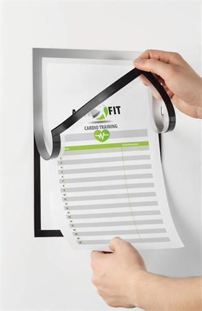 Prezentační rám DURAFRAME® NOTE, stříbrná, A4, samolepicí, na poznámky, DURABLE