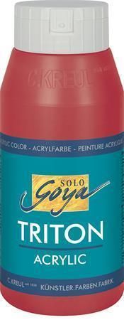 Akrylová barva TRITON SOLO GOYA, karmínová, 750 ml, KREUL