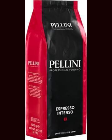 Káva zrnková, pražená, vakuově balené, 1000 g, PELLINI Espresso Intenso