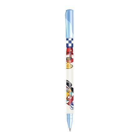 Gelové pero Mazzic Kid, modrá, 0,25 mm, s uzávěrem, vymazatelný, FLEXOFFICE OW-4161