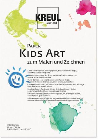 Skicák Kids Art, A4, 160g, 20 listů, KREUL ,balení 20 ks Skicák Kids Art, A4, 160g, 20 listů, KREUL ,balení 20 ks